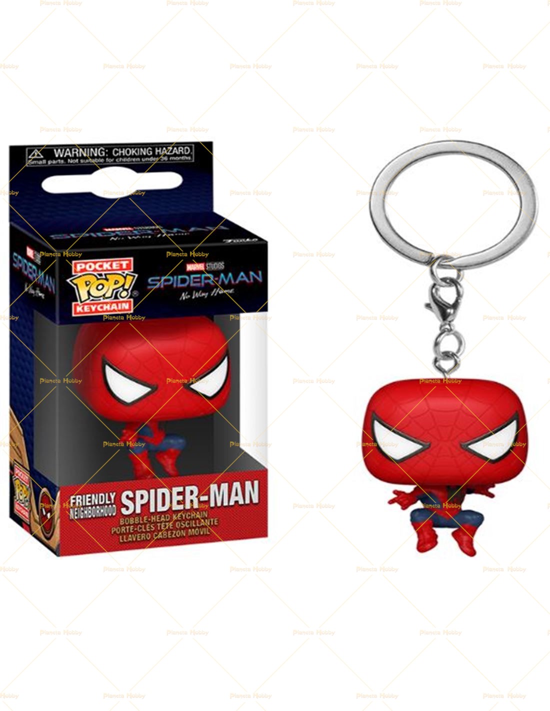 Marvel: Funko Pop! Pocket Keychain - Holiday - Spider-Man (Portachiavi)