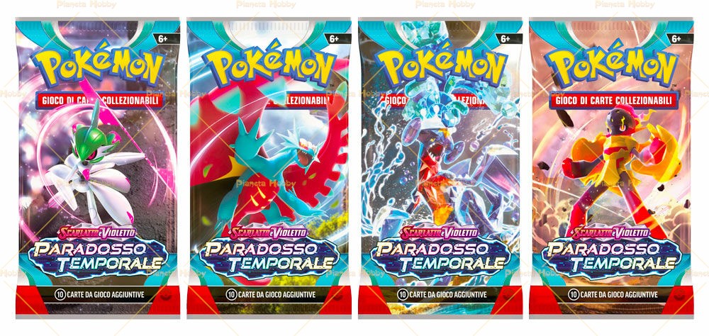 Pokemon Scarlatto E Violetto Paradosso Temporale-3 Pack Blister in Vendita  Online