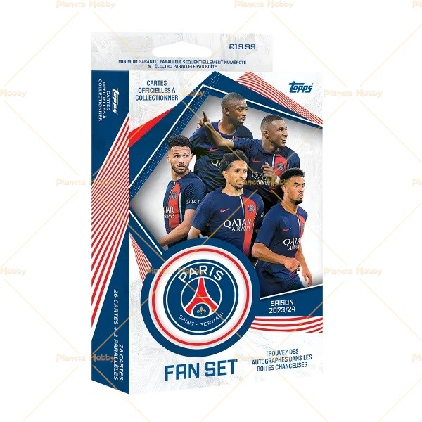 Topps PSG Paris Saint-Germain official Fan Set PSG 2023/24