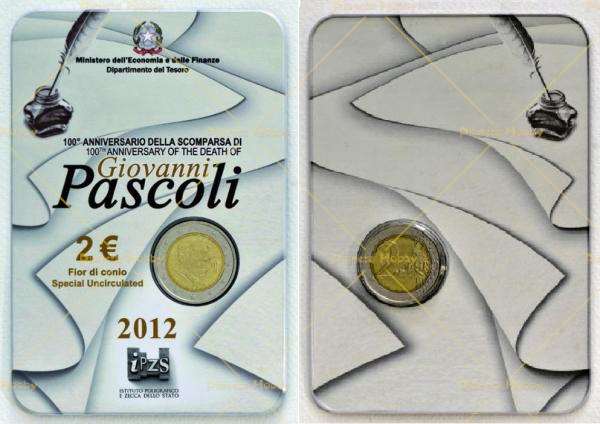 2 Euro 2012 - 2 € Giovanni Pascoli